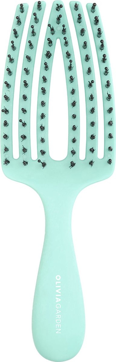Olivia Garden - Haarborstel Fingerbrush - mini Kids - Mint