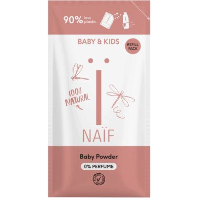 Naïf Babypoeder Navulverpakking voor Baby & Kids 80gr