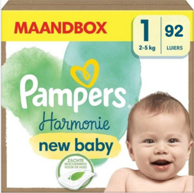 Pampers Harmonie  luiers maat 1 - 92 stuks