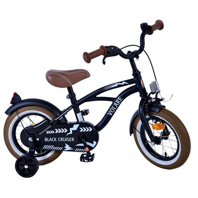 Volare kinderfiets Black Cruiser - 12 inch