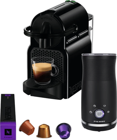 De'Longhi Nespresso Inissia EN80.B + Pierre Melkopschuimer
