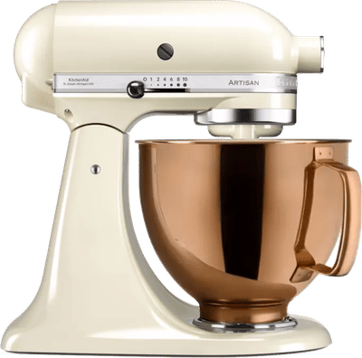 KitchenAid Artisan Mixer 5KSM125 Amandelwit + Design Mengkom Koper