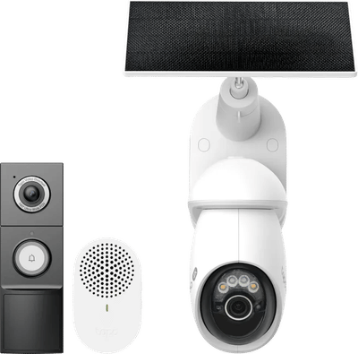 TP-Link Tapo C660 Solar Kit + D235 Smart Battery & Wired Doorbell
