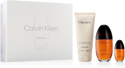 Calvin Klein Obsession - Eau De Parfum 100 Ml + Body Lotion 200 Ml + Eau De Parfum 15 Ml
