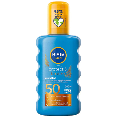 Nivea Sun Protect & Bronze Zonnebrand Spray SPF50 200ml