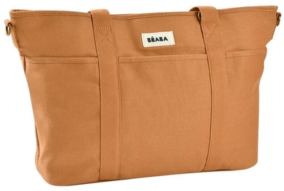 Béaba Madrid Verzorgingstas - 22L - PFAS-vrije Luiertas - 11 Opbergvakken - Beige - 48 × 10,5 × 34 cm