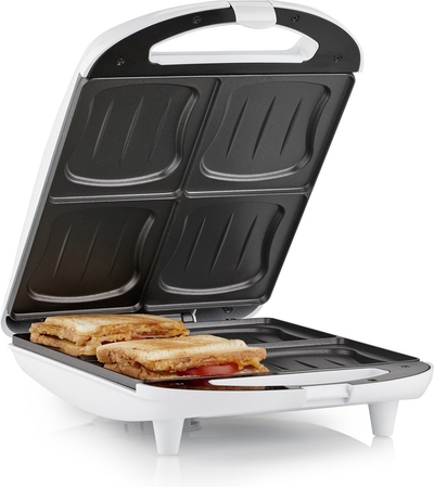 Tristar Tosti apparaat - SA-3065 - 1300W - Voor 4 tosti's - PFAS-Vrij - Anti aanbaklaag