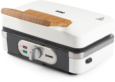 DOMO DO9277C 3-in-1 Wafelijzer - Tosti-ijzer - Contactgrill - PFAS-vrij - Verwisselbare Platen - Powder White