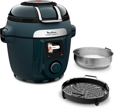 Moulinex Cookeo Infinity CE97GUF0 – Mmulticooker - 17-in-1 – Snelkoken & airfryer – 6L – Recepten met MyMoulinex app