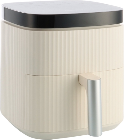 Greenpan Silhouette Air Fryer XL - 5L - enkele mand - tot 4 personen - PFAS-vrij - 12 programma's - Automatisch uitschakelen - Met timerfunctie - Cream