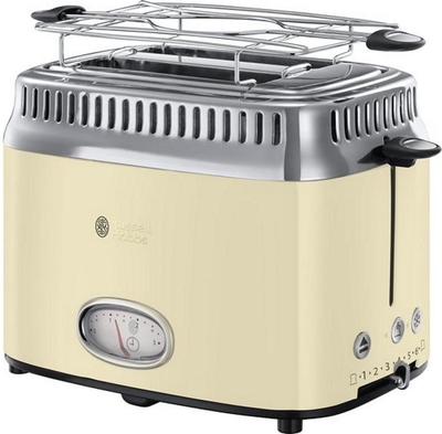 Russell Hobbs 21682-56 Retro Vintage Cream Broodrooster - Crème