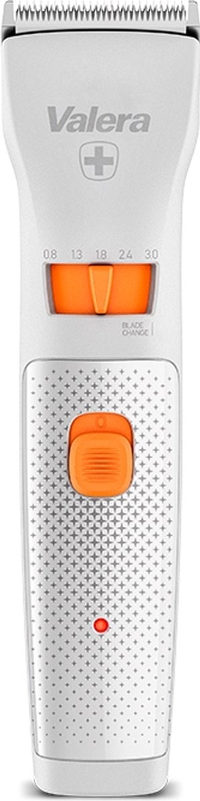 Valera Swiss Excellence Smart 46mm Blade Razor with 5 Cutting Levels and 6 Spacer Combs - White