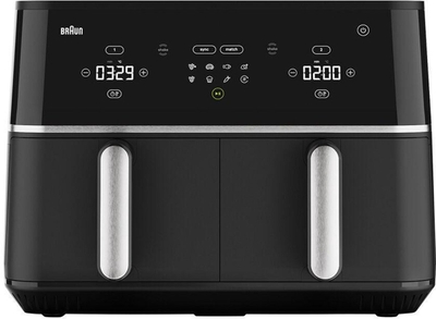 Braun TwinCook 5 TD5030IBK - Dubbele Airfryer - 10 L - 2x5L Vaatwasbestendige Lades - 2400 W