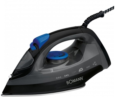 Bomann DB 6003 CB Stoomstrijkijzer 1800W 150 ml Zwart/Blauw