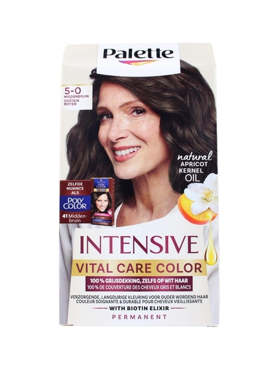 Poly Palette Haarkleuring Vital Care Color 5-0 Middenbruin