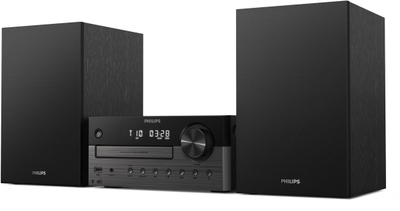 PHILIPS TAM4505M2/12 Micromuzieksysteem - DAB+ / FM Radio - CD - streaming - Auracast - 80W - Bluetooth 5.4 - Donkergrijs / zwart