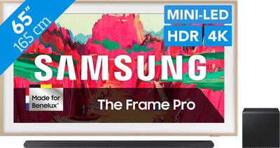 Samsung 65" The Frame Pro LS03FW (2025) + Samsung HW-S800D Zwart (2024)