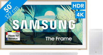Samsung 50" The Frame LS03FA (2025) + Samsung HW-S701D Wit (2024)