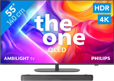 Philips Ambilight 55'' PUS9000 QLED 4K (2025) + Philips TAB5109