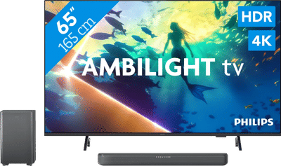 Philips Ambilight 65" PUS8000 4K (2025) + Philips TAB5309