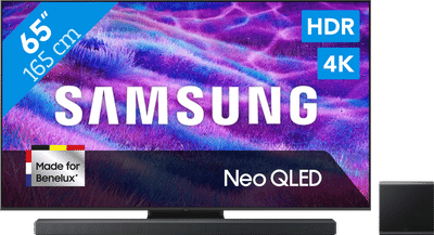 Samsung 65" Neo QLED QN82F 4K (2025) + Samsung HW-QS700F Zwart