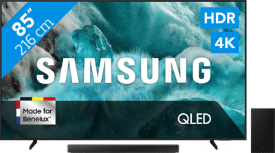 Samsung 85" QLED 4K Q7FA (2025) + Samsung HW-B66CF Zwart