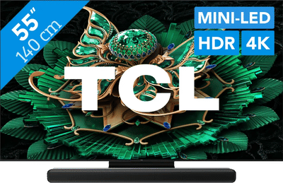 TCL 55" QD Mini-led C71K 4K (2025) + TCL S45H 2.0 Soundbar