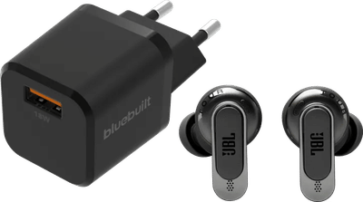 JBL Tour Pro 3 Zwart + BlueBuilt Quick Charge Oplader