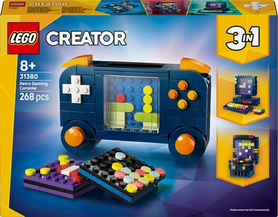 LEGO® Creator 3in1 Retro Spelcomputer Speelgoedmodel - Bouw Om tot Desktop of Speelautomaat - 31380