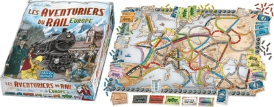 Ticket to Ride Europe – Franstalig Bordspel – voor 2-5 Spelers vanaf 8 Jaar – 30 tot 60 minuten Speelduur