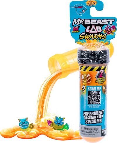 MrBeast Lab Swarms Atomic Serie 2-pack - Experimenteer en creëer 2 Swarms microbeesten