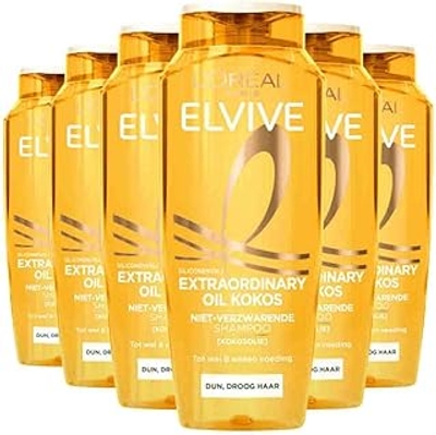 L’Oréal Paris Elvive Extraordinary Oil Kokos Shampoo - 6x 250 ml