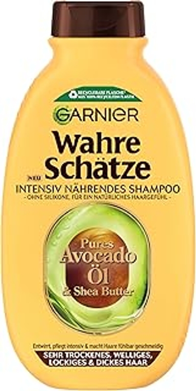 Garnier Echte schatten Intensief Voedende Shampoo Pure Avocado-olie & Sheaboter - 250 ml