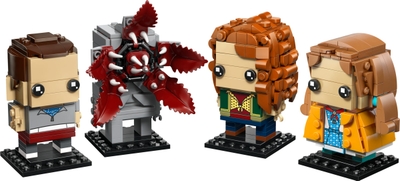 LEGO Elf, Max, Demogorgon en Holly figuren