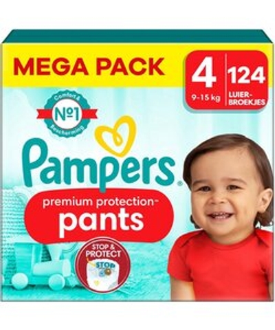 Pampers Premium Protection Pants  luierbroekjes maat 4 - 124 stuks