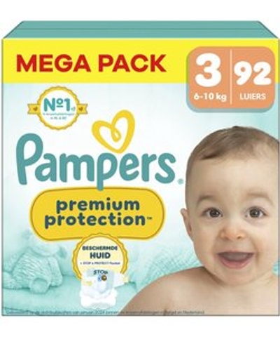 Pampers Premium Protection  luiers maat 3 - 92 stuks
