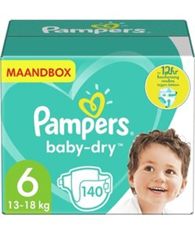 Pampers Baby Dry  luiers maat 6 - 140 stuks