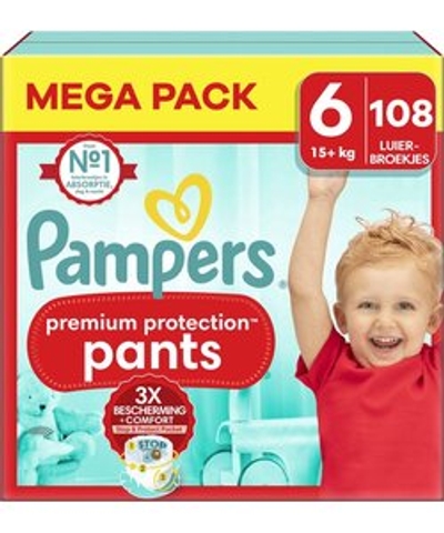Pampers Premium Protection Pants  luierbroekjes maat 6 - 108 stuks
