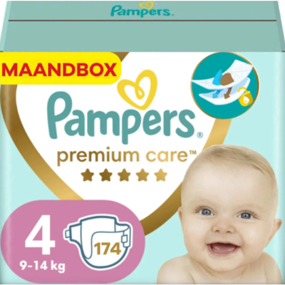 Pampers Premium Care  luiers maat 4 - 174 stuks