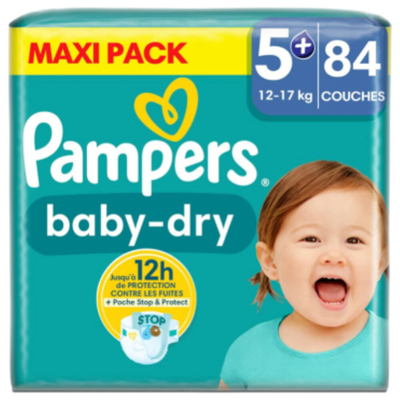 Pampers Baby Dry  luiers maat 5 plus - 84 stuks