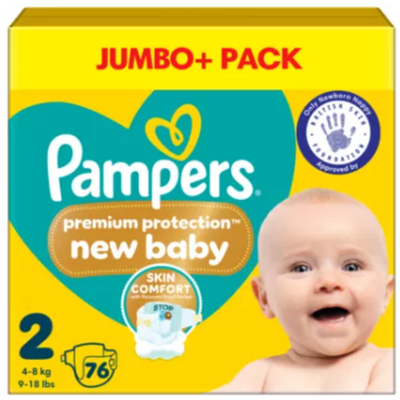 Pampers Premium Protection  luiers maat 2 - 76 stuks