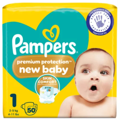 Pampers Premium Protection  luiers maat 1 - 100 stuks