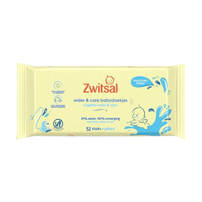 Zwitsal Water & Care billendoekjes - 52 stuks