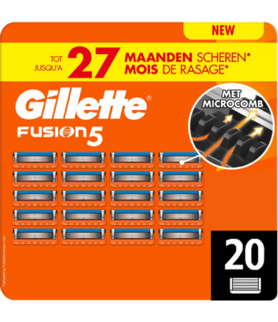 Gillette Fusion scheermesjes - 20 stuks