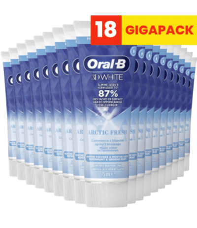 Oral-B 3D White Arctic Fresh Tandpasta Gigapack - 18 x 75 ml