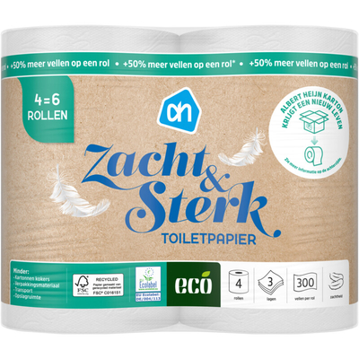 Albert Heijn 3-laags toiletpapier - 4 rollen