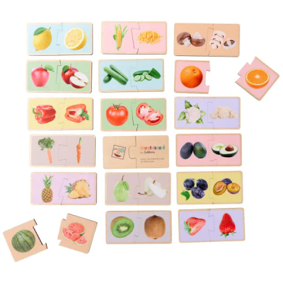 Eichhorn Montessori Educational Puzzel Roze