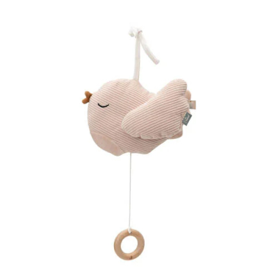 Jollein muziekhanger Lovely Birds beige Muziekmobiel