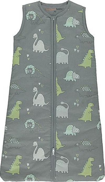 Briljant Baby Winterslaapzak Dino - Grijs - 70 cm - Baby Winter Slaapzak