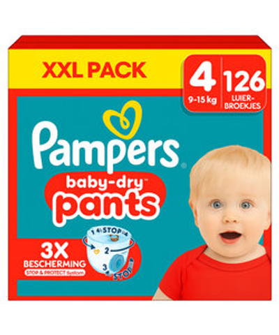 Pampers Baby Dry Pants  luierbroekjes maat 4 - 126 stuks